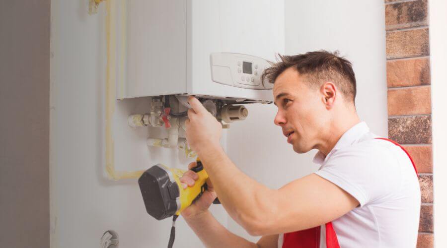 Local tankless water heater installation in Maud, OK